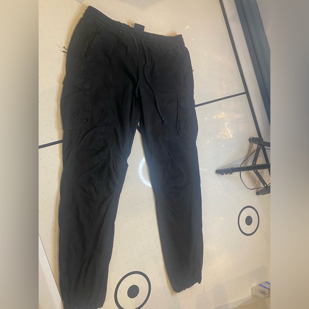 Kith Black sennet Cargo Pants Relaxed Fit